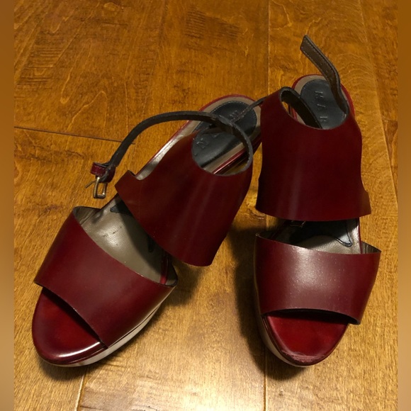 Marni Platform Sandals Size 38 (7.5) VGUC - Picture 2 of 14